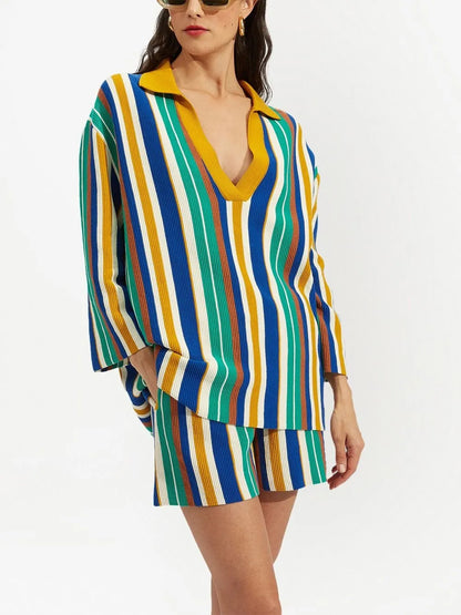 Bay Polo Stripe-Pattern Jumper
