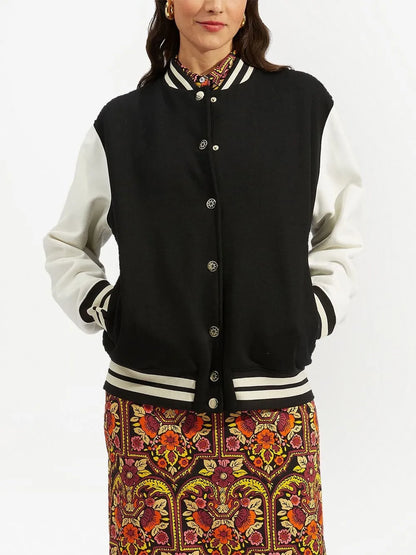 Embroidered Bomber Jacket