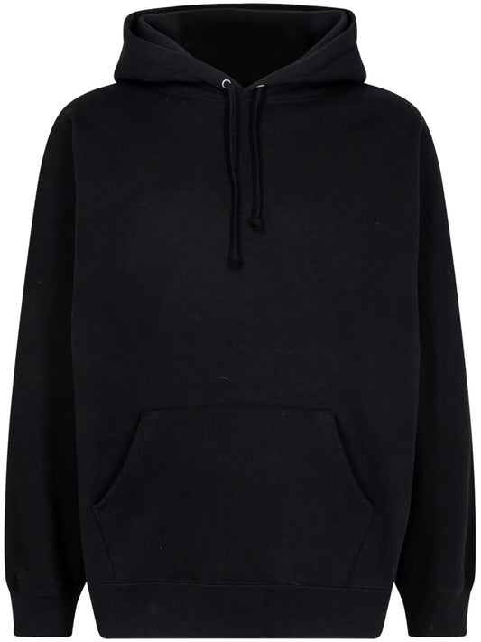 Beaded-Logo Cotton Hoodie
