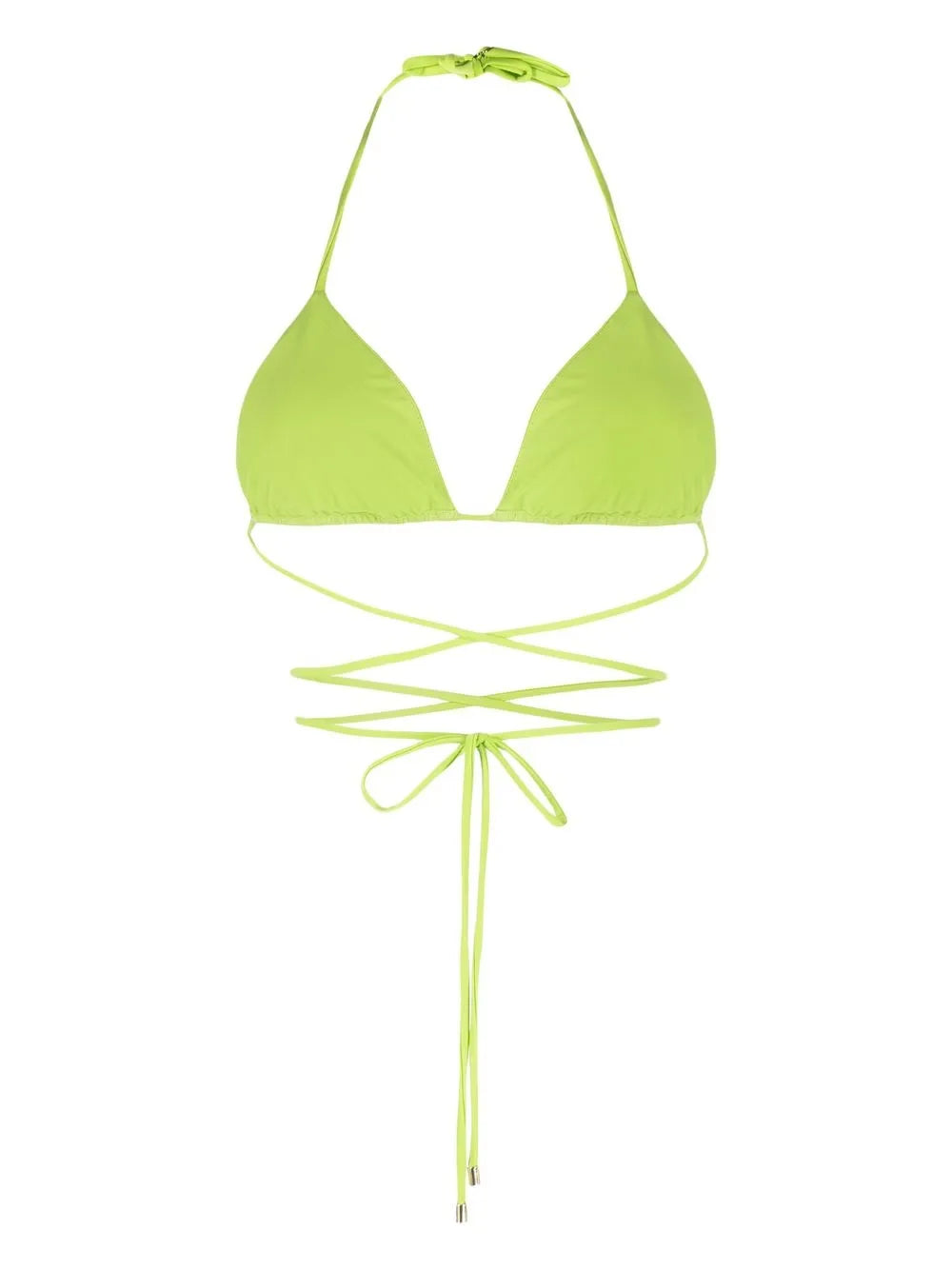 Crystal Triangle Strappy Bikini Top