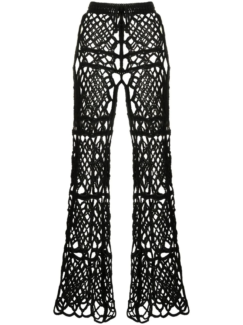 Layered Macramé Trousers
