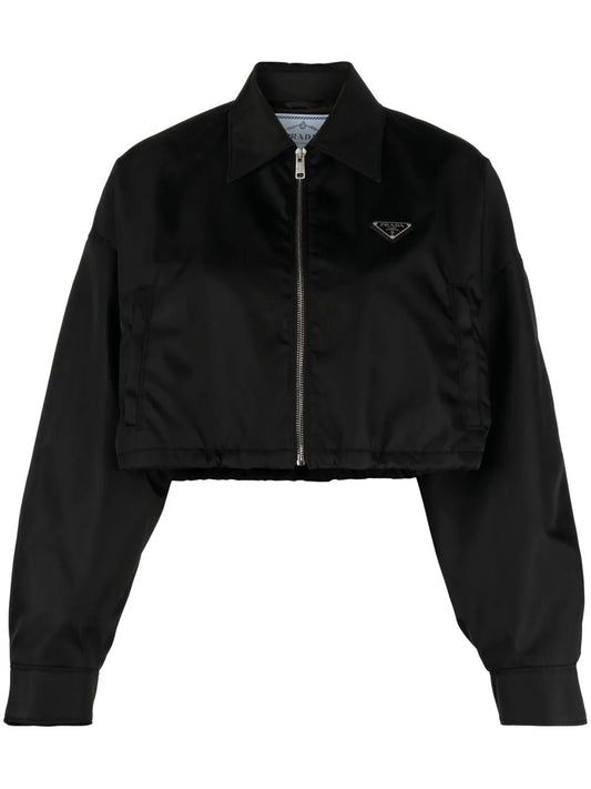 Re-Nylon Cropped Blouson Jacket