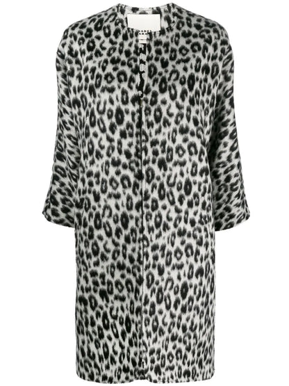 Ometia Leopard-Print Coat