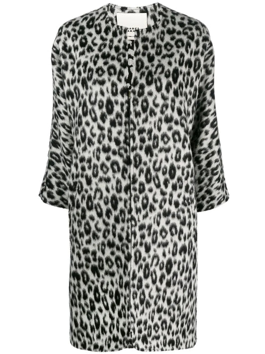 Ometia Leopard-Print Coat