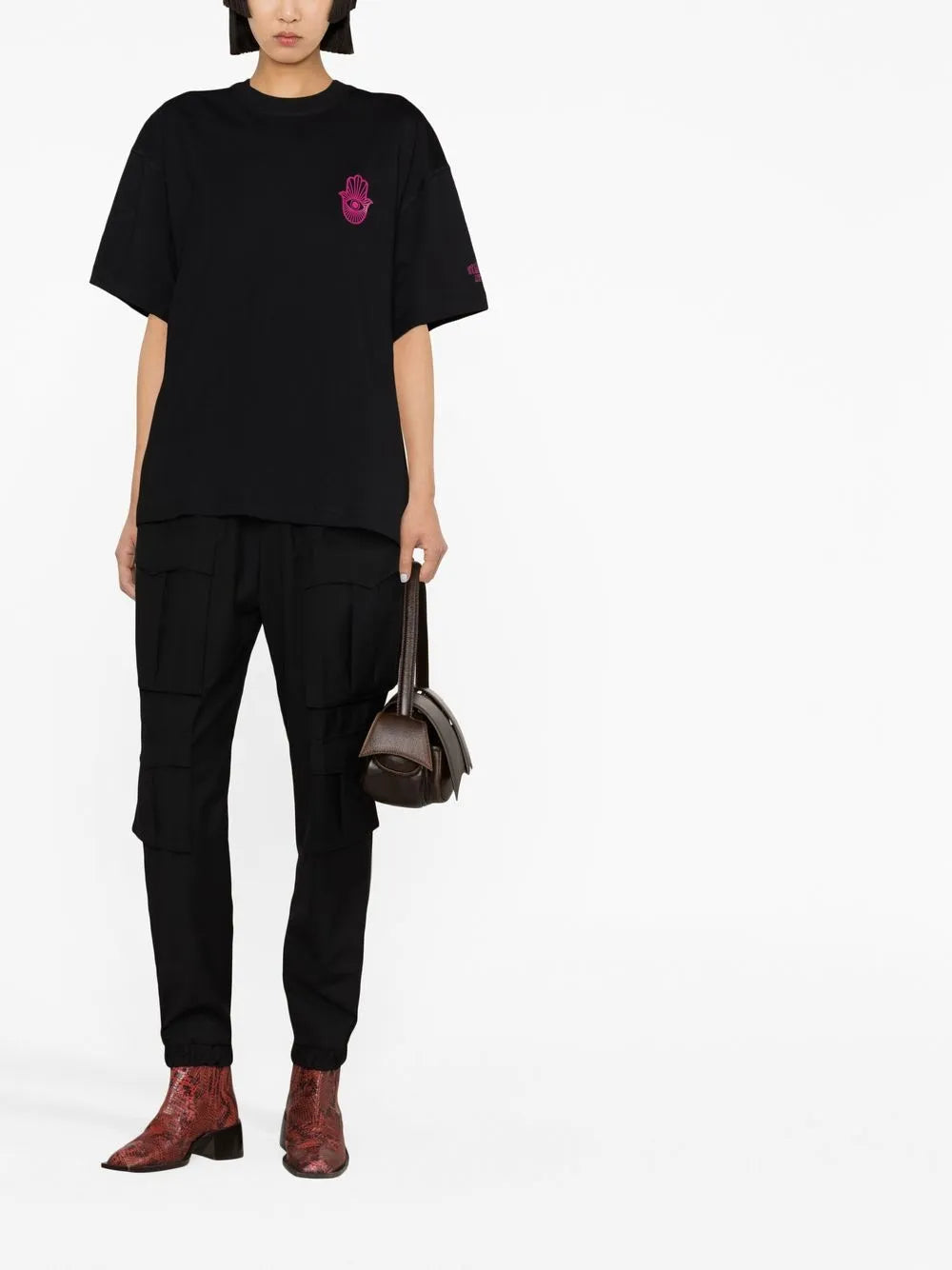 Motif-Print Short-Sleeve T-Shirt