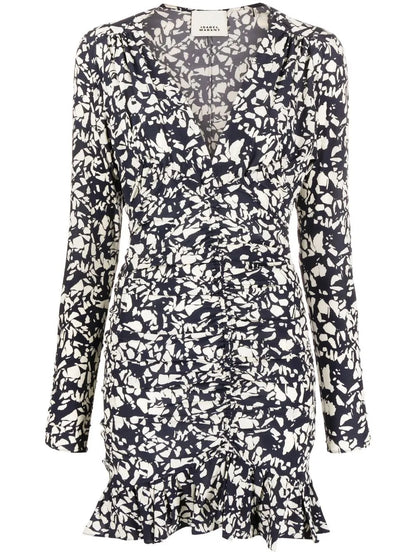 Lara Floral-Print Mini Dress