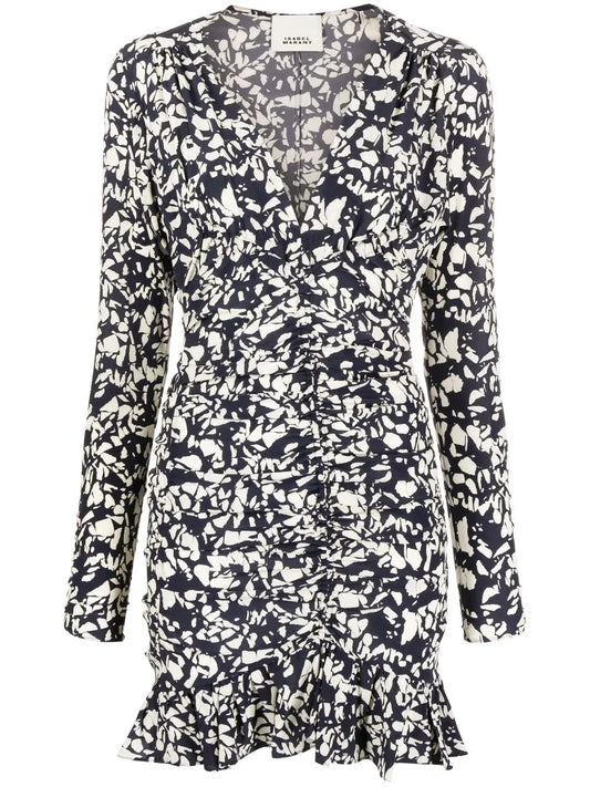 Lara Floral-Print Mini Dress
