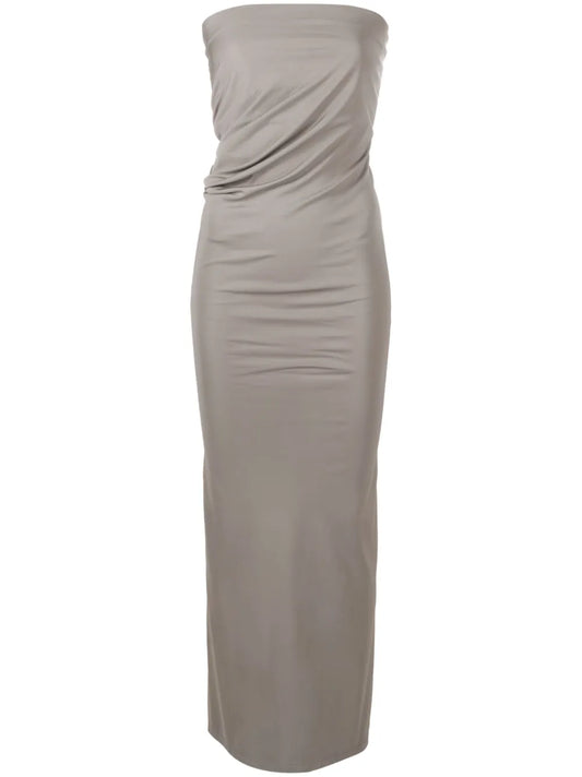 Strapless Ruched Dress