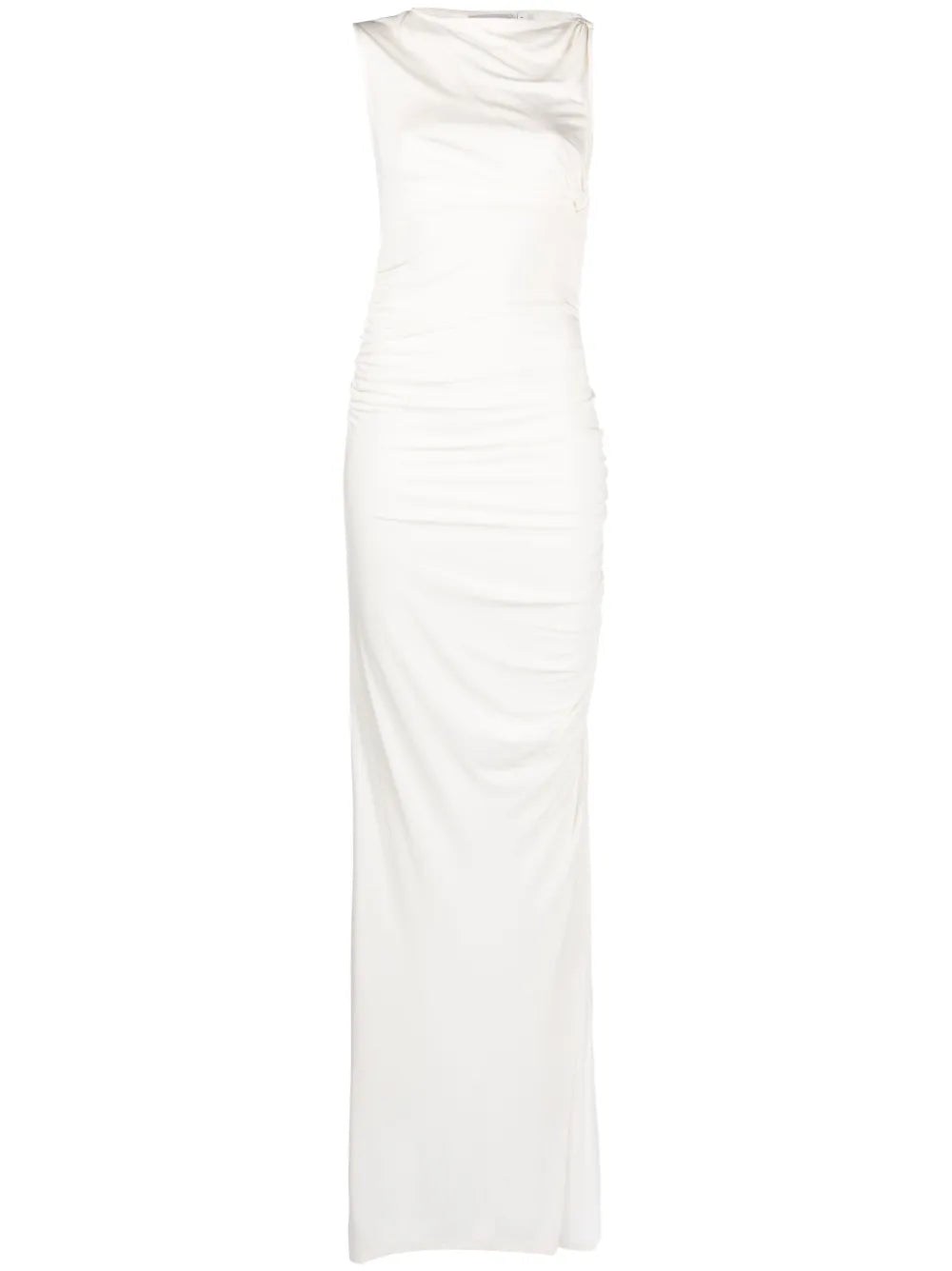 Gesbine Twist-Detail Asymmetric Gown