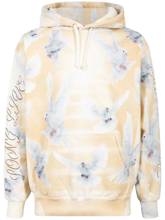 Doves Graphic-Print Hoodie