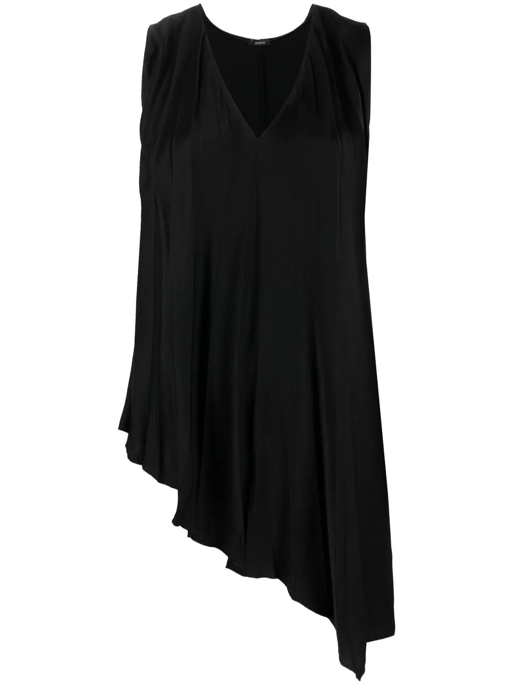 Asymmetric Pleated Vest