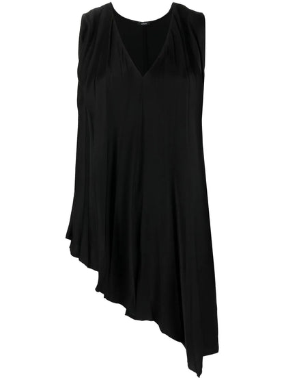 Asymmetric Pleated Vest