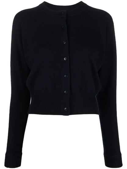 Button-Fastening Cashmere Cardigan