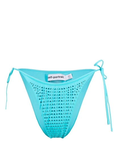 Crystal-Embellished Bikini Bottoms