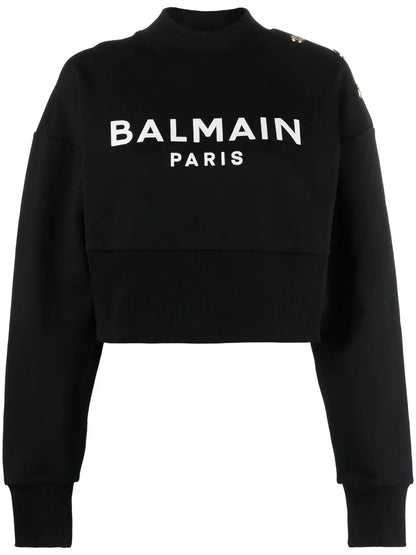Logo-Print Cotton Sweatshirt