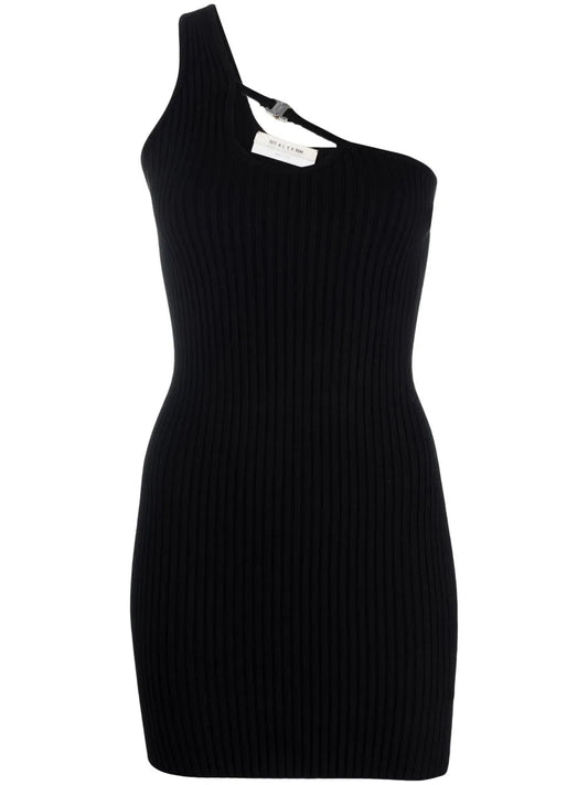 Ribbed-Knit Minidress
