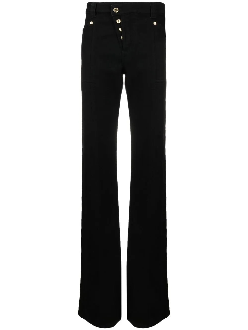 High-Rise Flared Trousers
