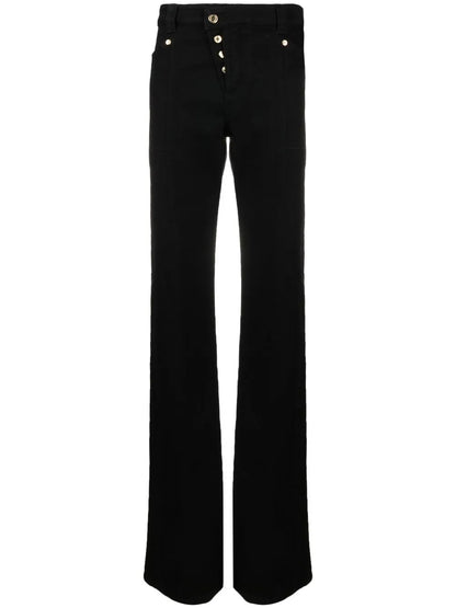 High-Rise Flared Trousers
