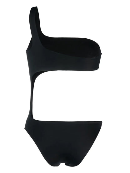 Medusa Plaque Detail Swimsuit