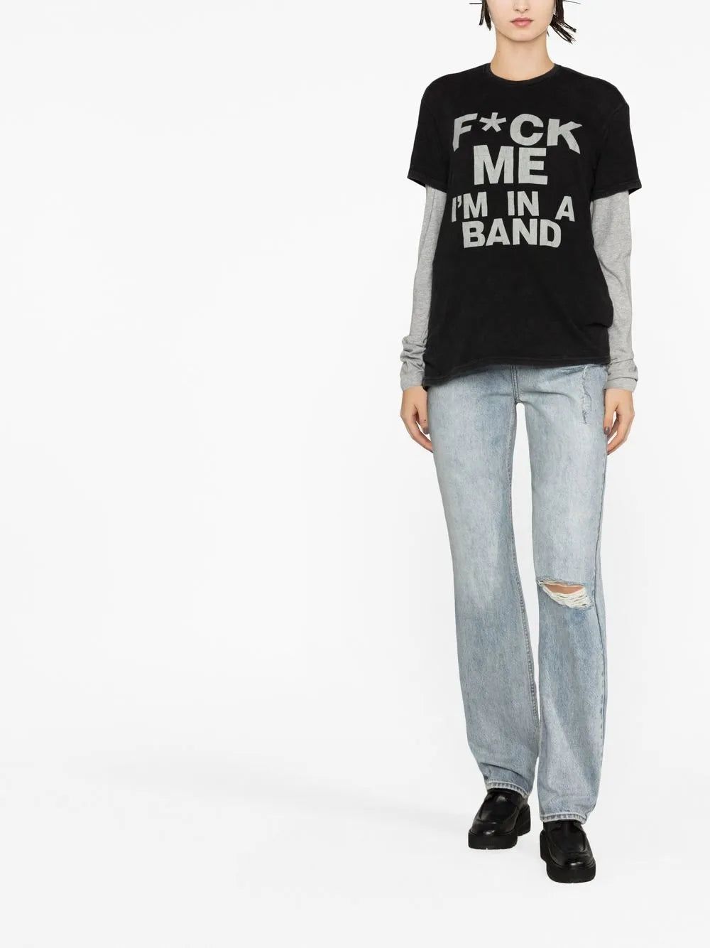 Slogan-Print T-Shirt