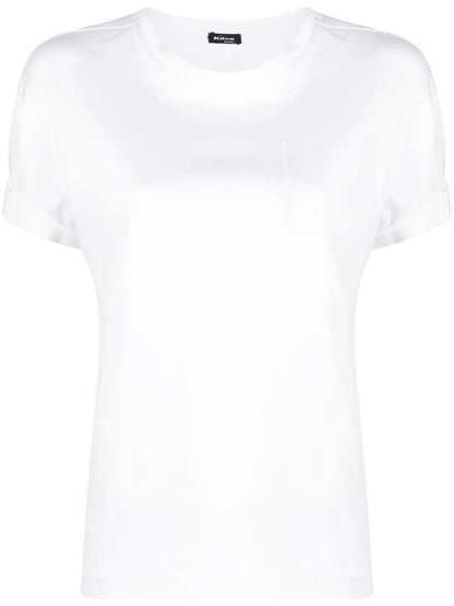 Faux-Pocket Cotton T-Shirt