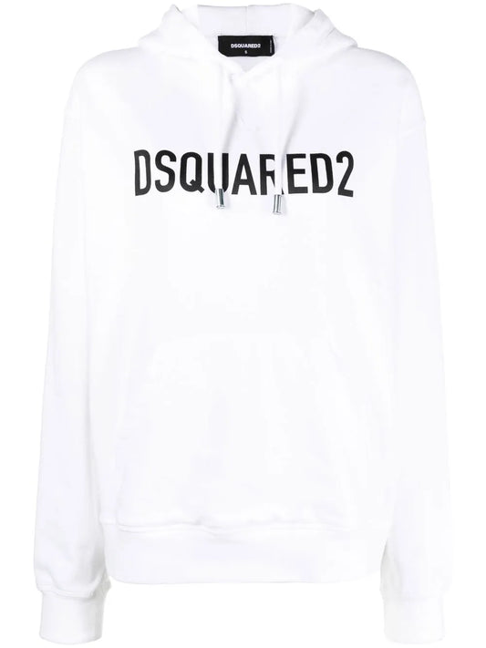 Logo-Print Cotton Hoodie