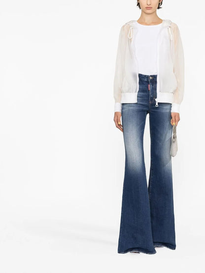 Flared Denim Jeans