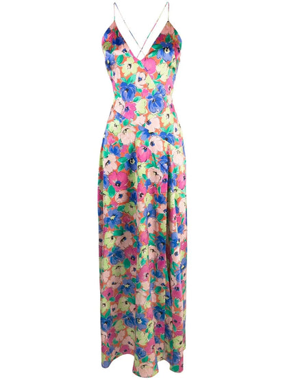 Floral-Print Maxi Dress