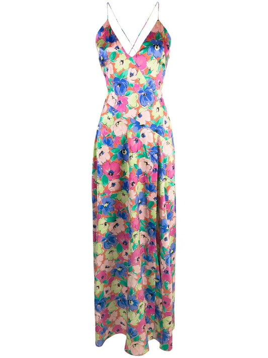 Floral-Print Maxi Dress