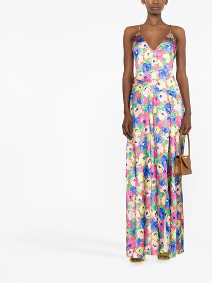 Floral-Print Maxi Dress