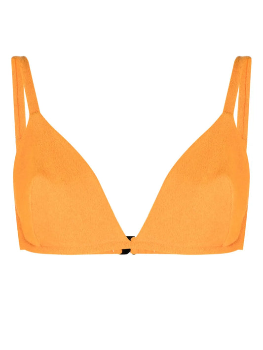 The Triangle Mango Terry Bikini Top