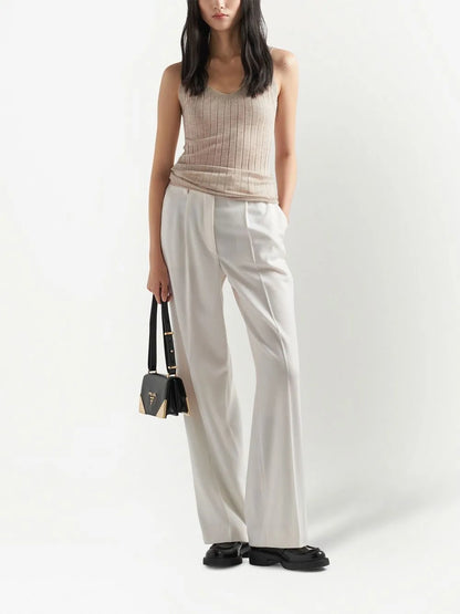 Ribbed Cashmere Tank Top