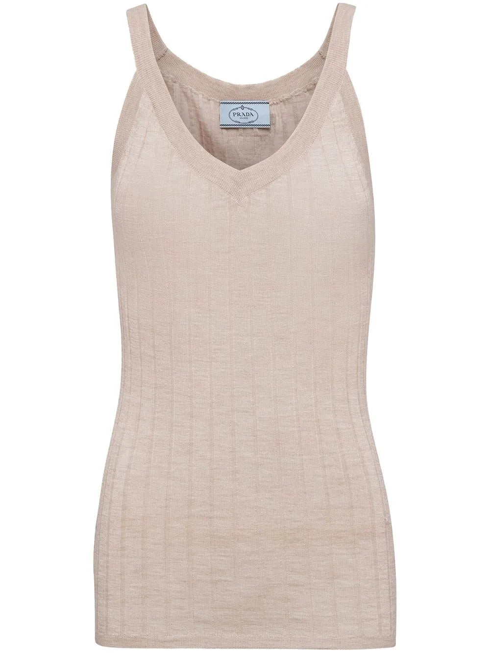 Ribbed Cashmere Tank Top