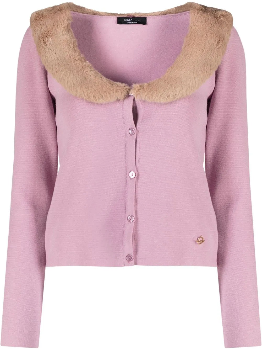 Faux-Shearling Cardigan
