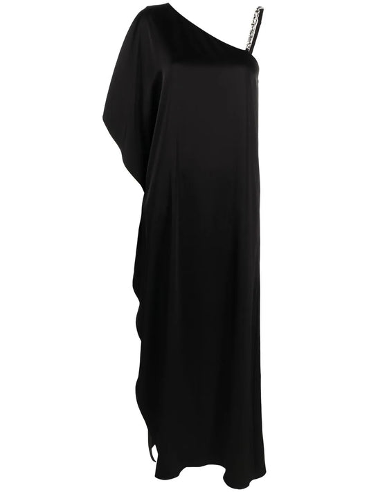 Tae Crystal-Embellished Asymmetric Gown