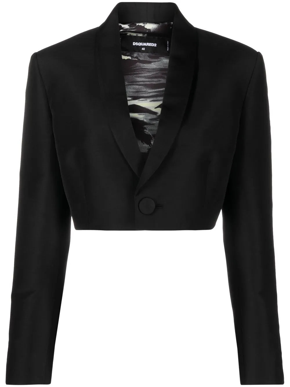 Cropped Tailored Jacket