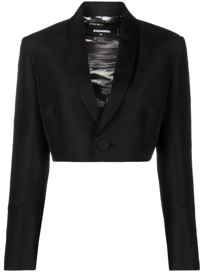 Cropped Tailored Jacket