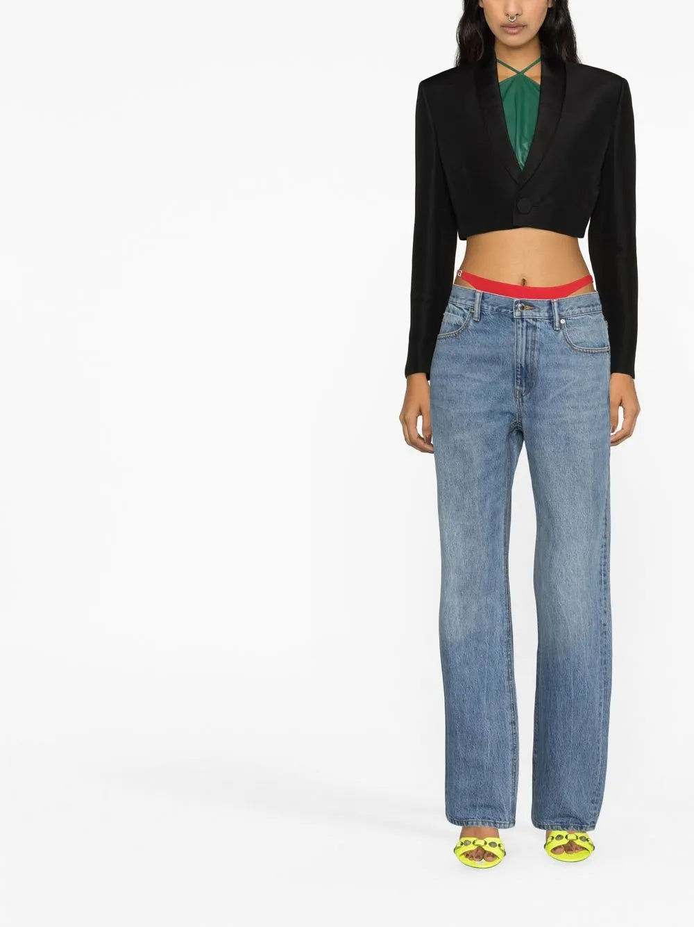 Cropped Tailored Jacket