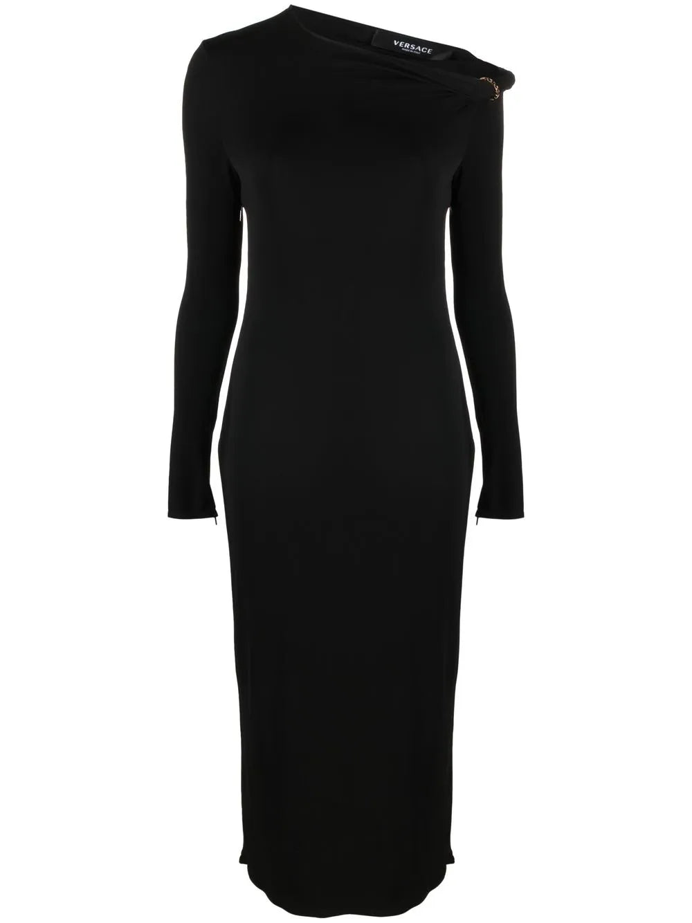 Long-Sleeve Midi Dress