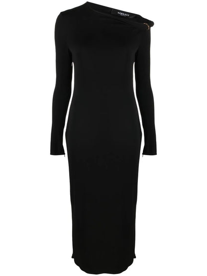 Long-Sleeve Midi Dress