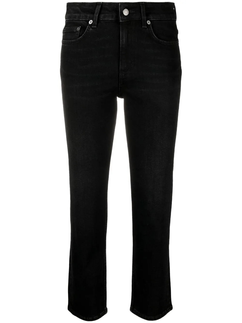Straight-Leg Cropped Jeans