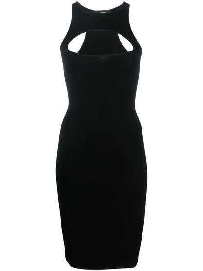 Cut-Out Knitted Dress