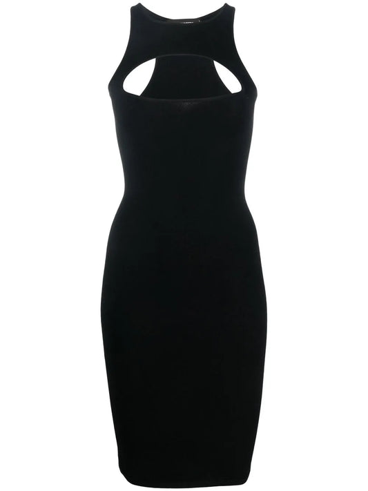 Cut-Out Knitted Dress