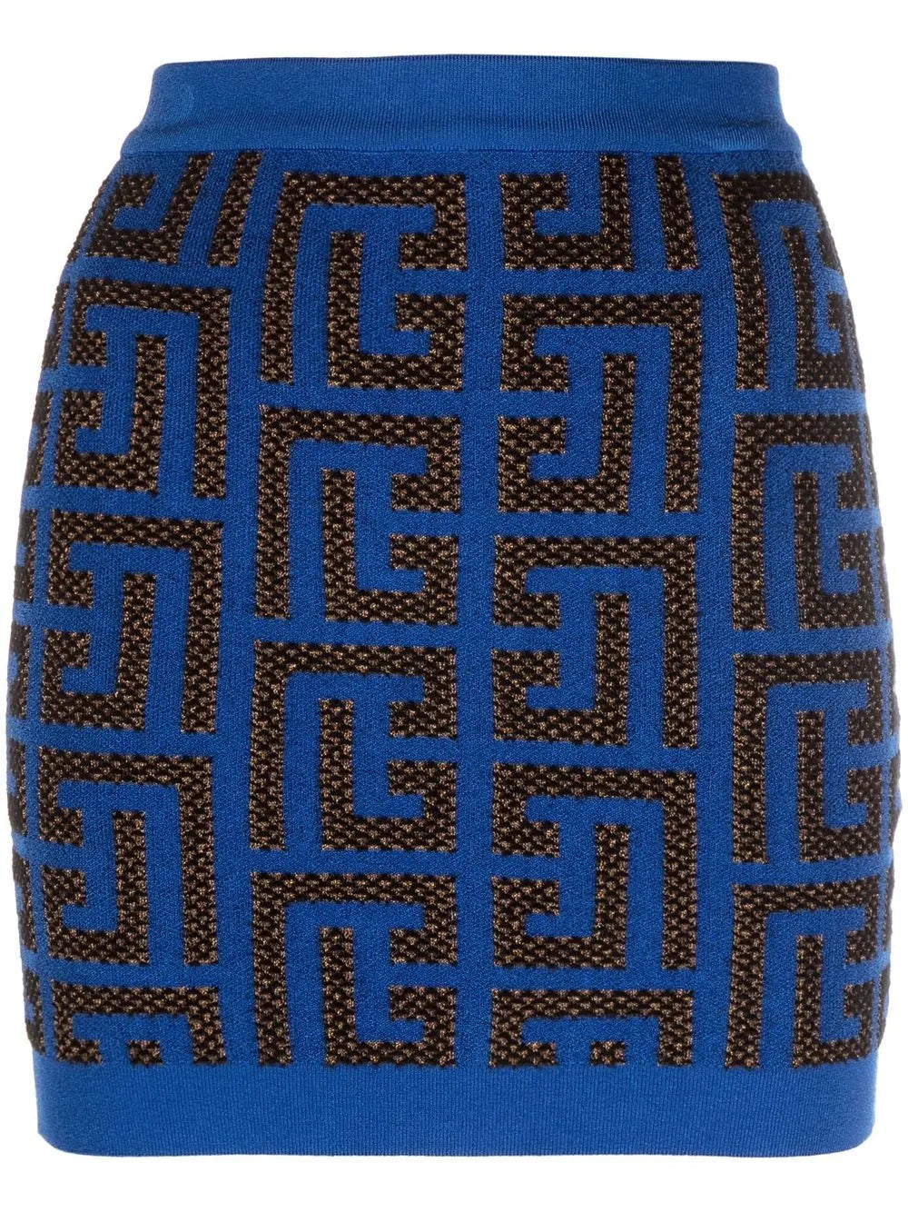 Monogram-Pattern Miniskirt