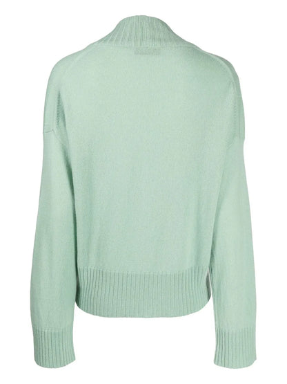 Open Tie-Fastening Cashmere Cardigan