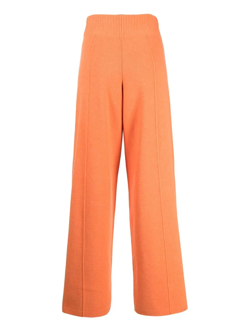 High-Waisted Knitted Trousers