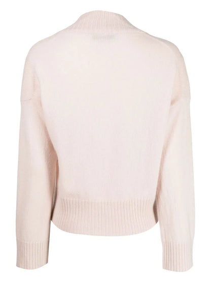 Open Tie-Fastening Cashmere Cardigan