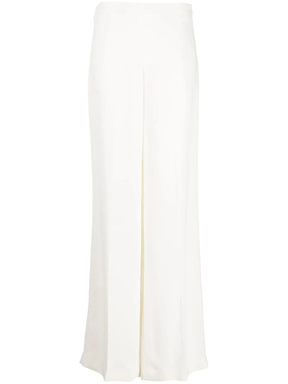 High-Waisted Flared Trousers