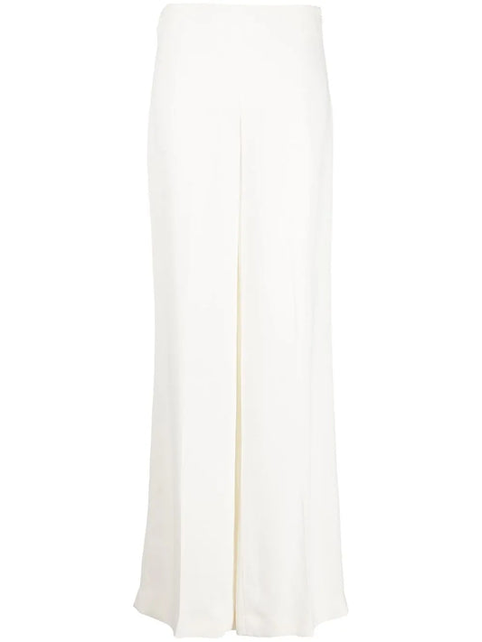 High-Waisted Flared Trousers