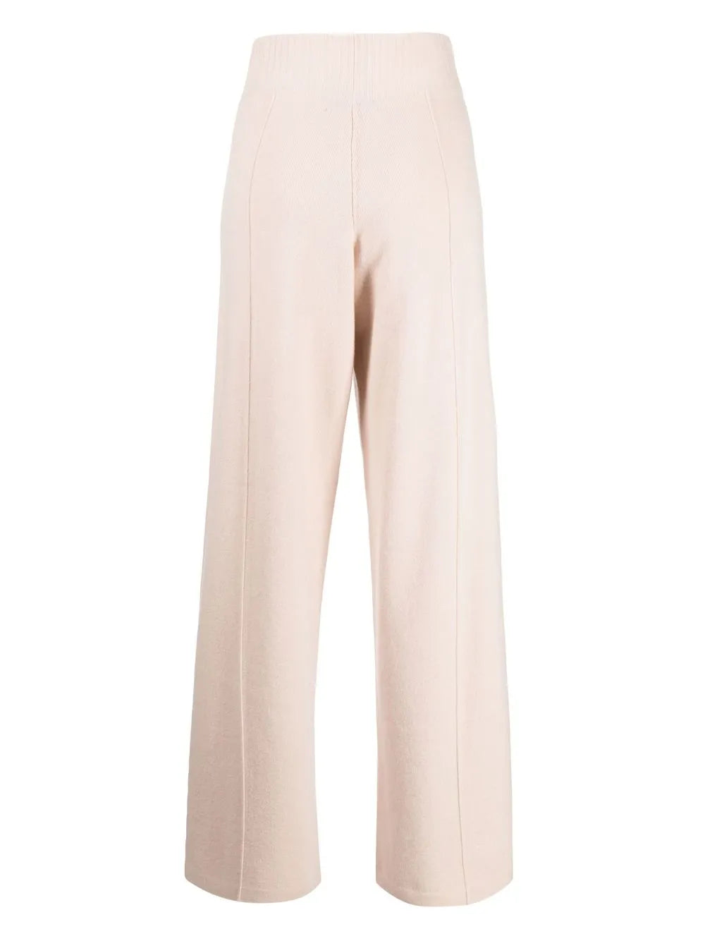 High-Waisted Knitted Trousers